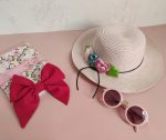 خرید اینترنتی کلاه دخترانه تابستانی کالباسی