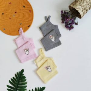 تاپ بندی دخترانه صورتی