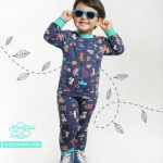 ست بلوز شلوار اسپرت موش آبی