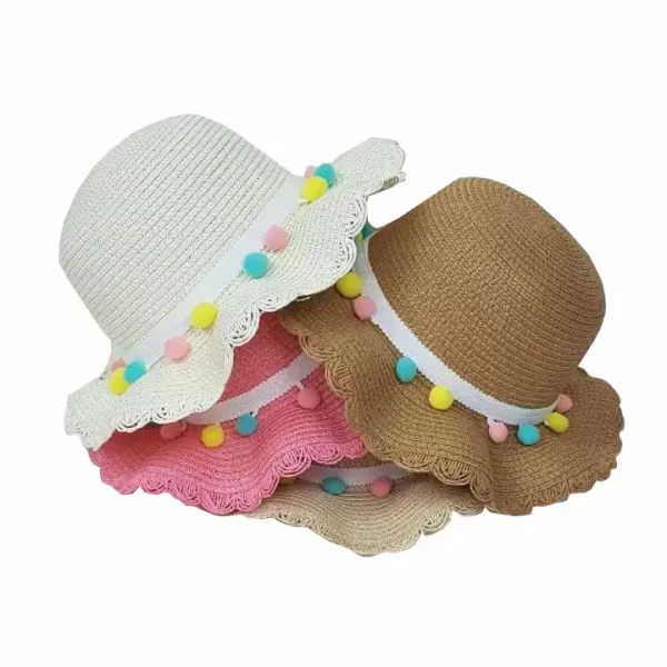 خرید اینترنتی جدیدترین مدل کلاه دخترانه حصیری شیک (ارزان و زیبا)