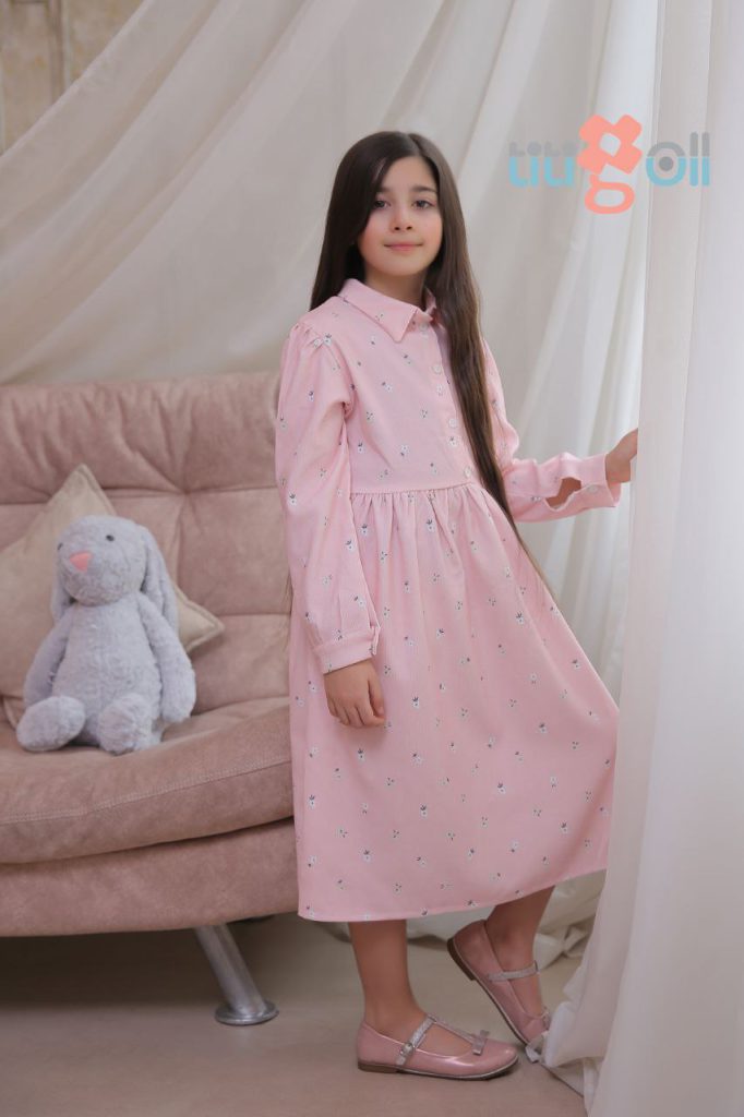 پیراهن کبریتی دخترانه تی تی گل