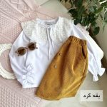 شومیز سفید دخترانه