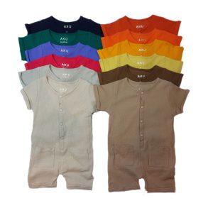 رامپر بچگانه رنگی بیسکوییتی آکو