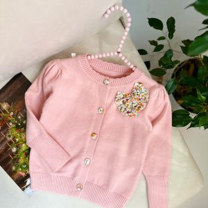 بلوز بافت وارداتی دخترانه گلی