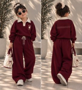 ست دورس و شلوار بگ دخترانه ری را